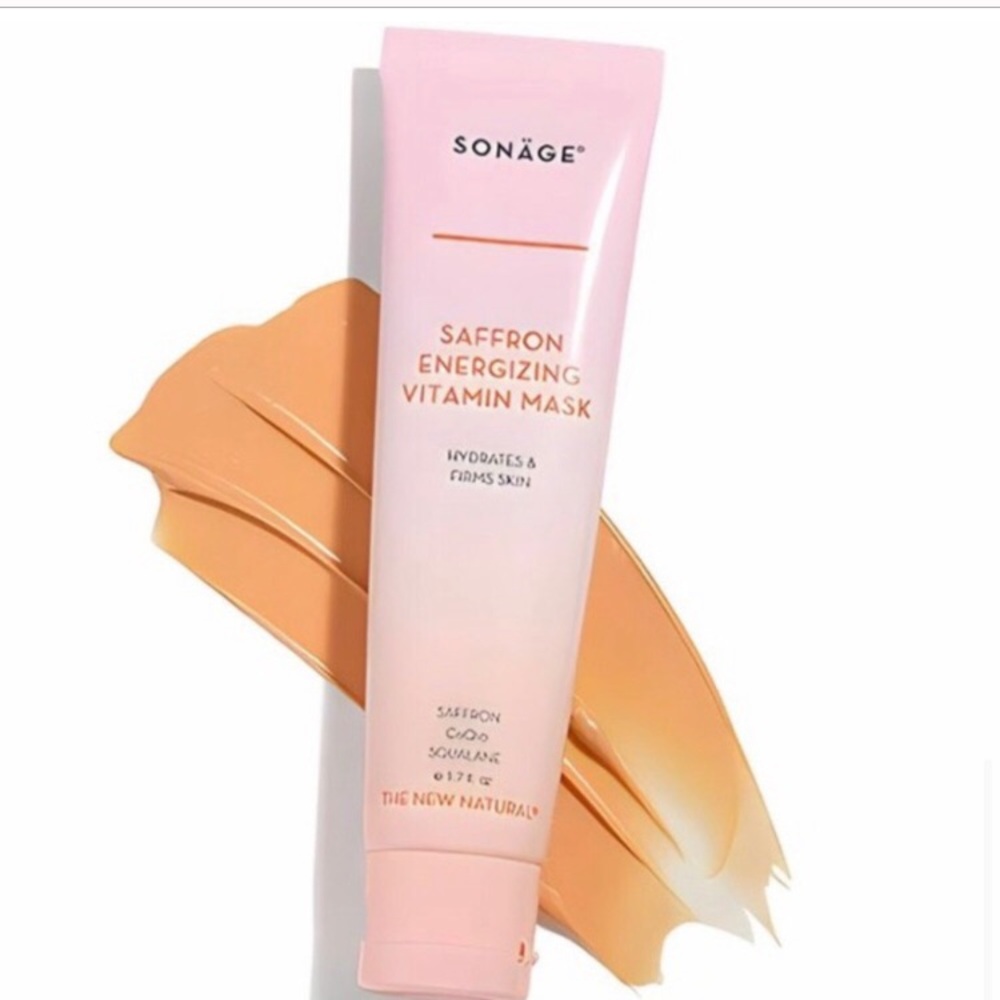 Sonage Saffron Energizing Saffron Vitamin Mask Mini w CoQ10 & Squalane *BNIB